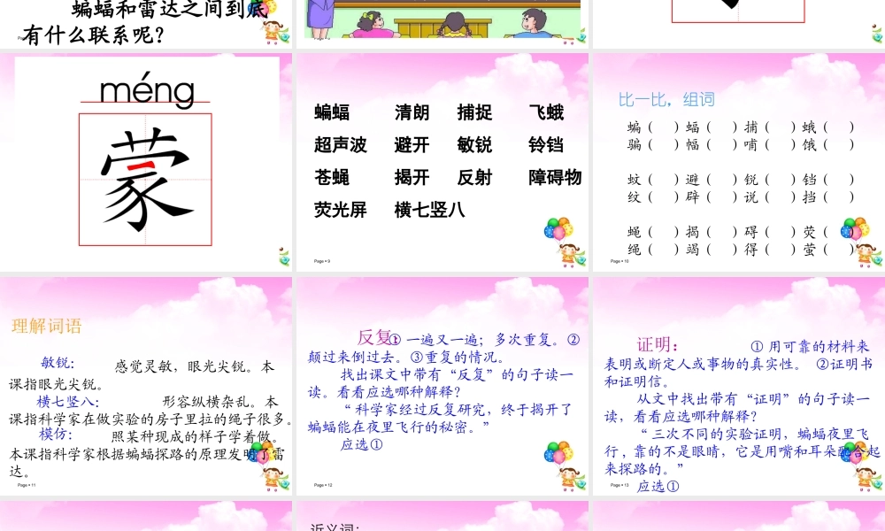 蝙蝠和雷达课件 (2)