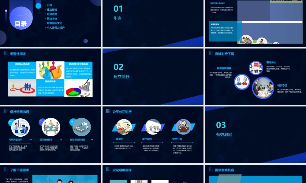 经营下属关系的能力课件