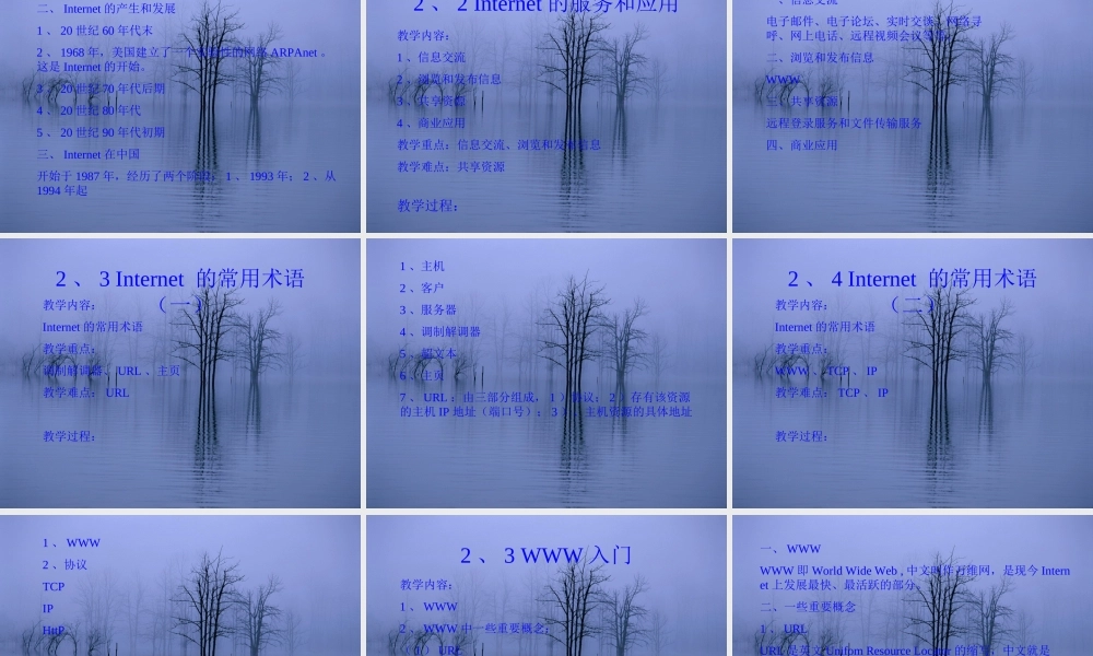 信息技术]走进网络PPT 课件