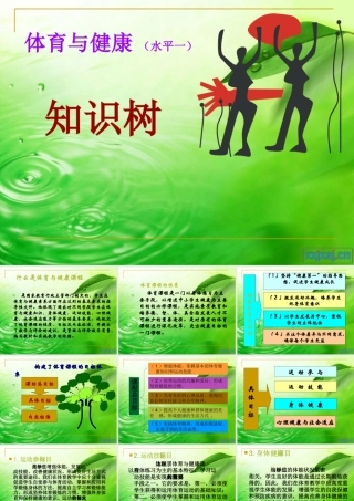 小学体育知识树(水平一)