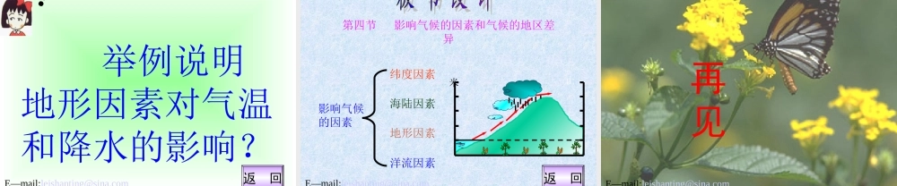 初中中国地理部分 影响气候的因素和气候的地区差异 课件