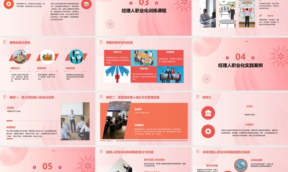 经理人职业化训练课程之成长方式管理课件
