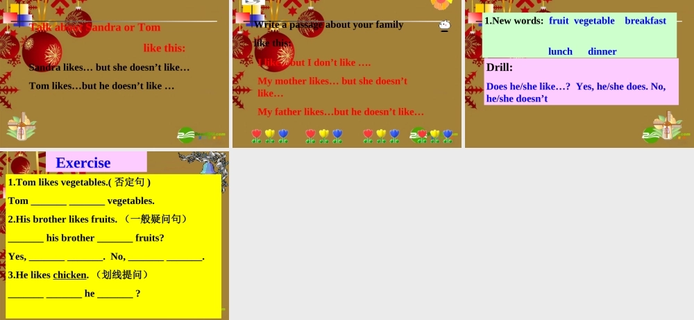 七年级英语上册 unit6 Do you like bananans period two课件 人教新目标版 课件