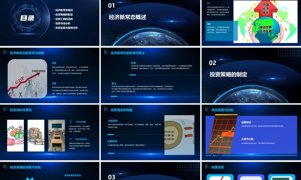 经济新常态下的投资策略课件