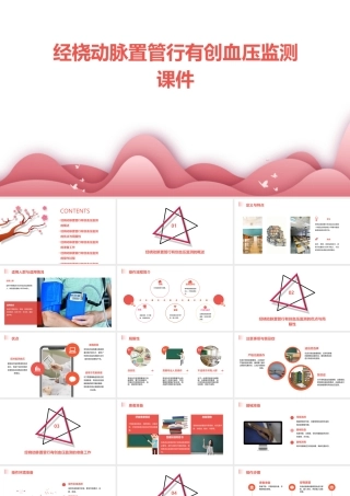 经桡动脉置管行有创血压监测课件