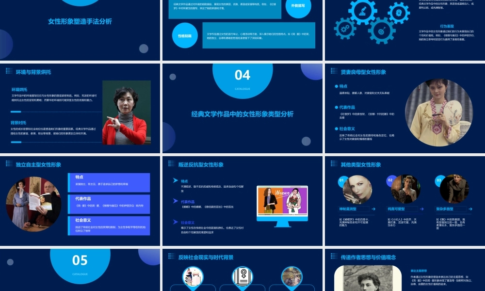 经典文学作品中的女性形象分析