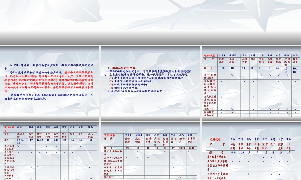 分析4应用题 河南省郑州市高三数学复习备考研讨会课件资料七套 河南省郑州市高三数学复习备考研讨会课件资料七套