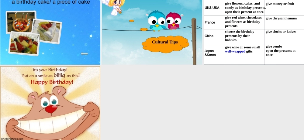 七年级英语上学期 看听学73-74课课件 人教新目标版 课件