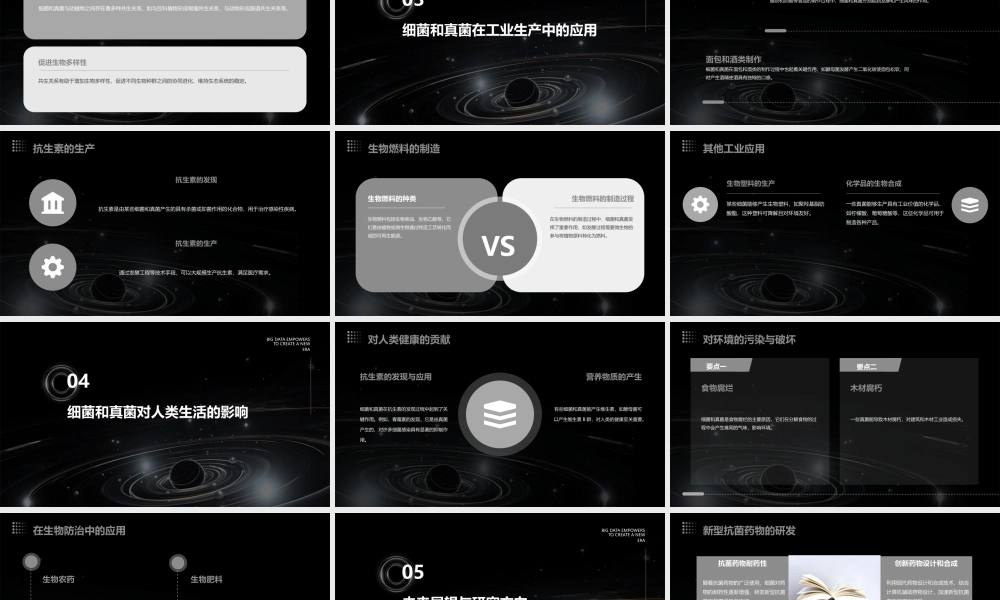 细菌和真菌在自然界中的作用演示文件课件