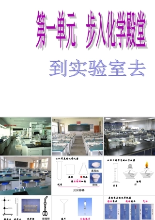 【倍速课时学练】2014鲁教版九年级化学《实验室去：化学实验基本技能训练（一）》（21张）（共21张PPT）
