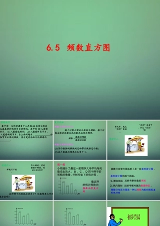 七年级数学下册 6.5 频数直方图课件 (新版)浙教版 课件