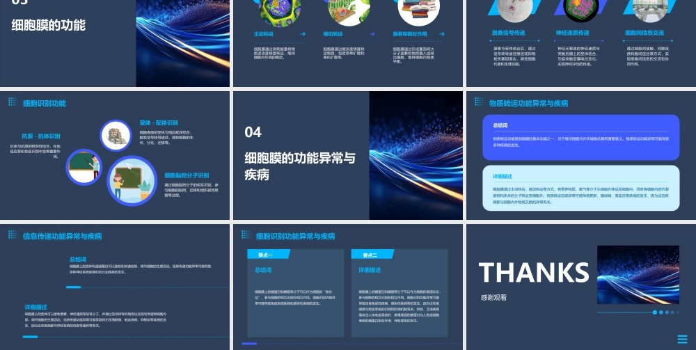 细胞膜的功能课件