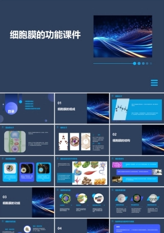 细胞膜的功能课件