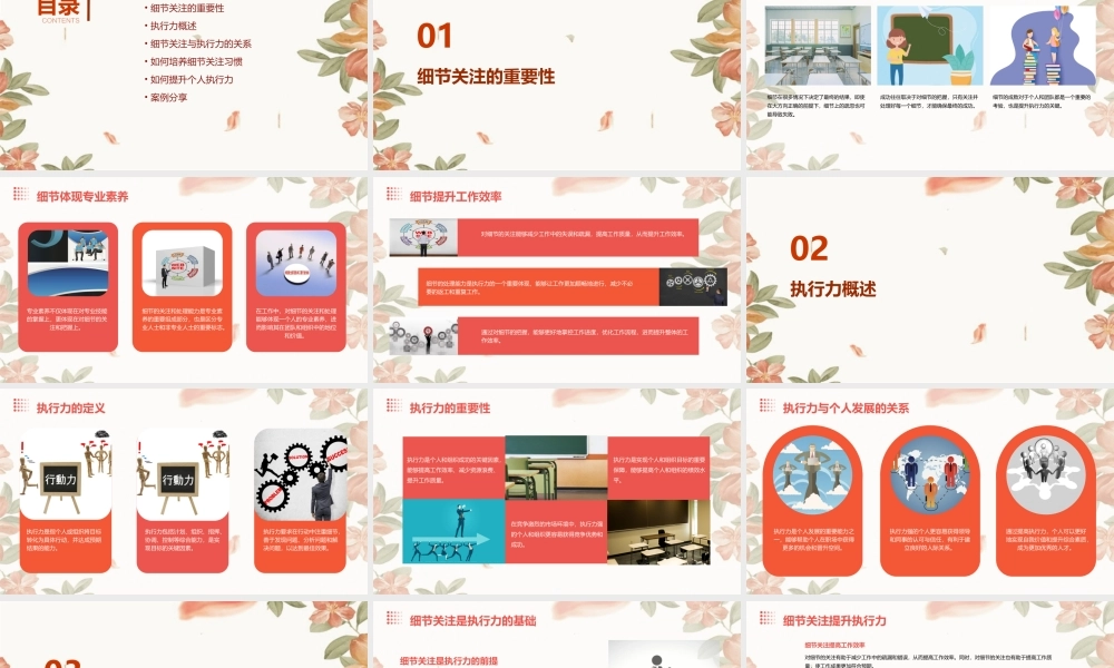 细节关注执行力课件