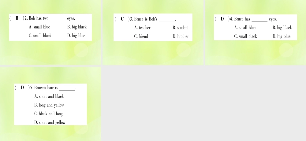 七年级英语上册 Unit 3 Body Parts and Feelings Lesson 13 Body Parts课件 (新版)冀教版 课件