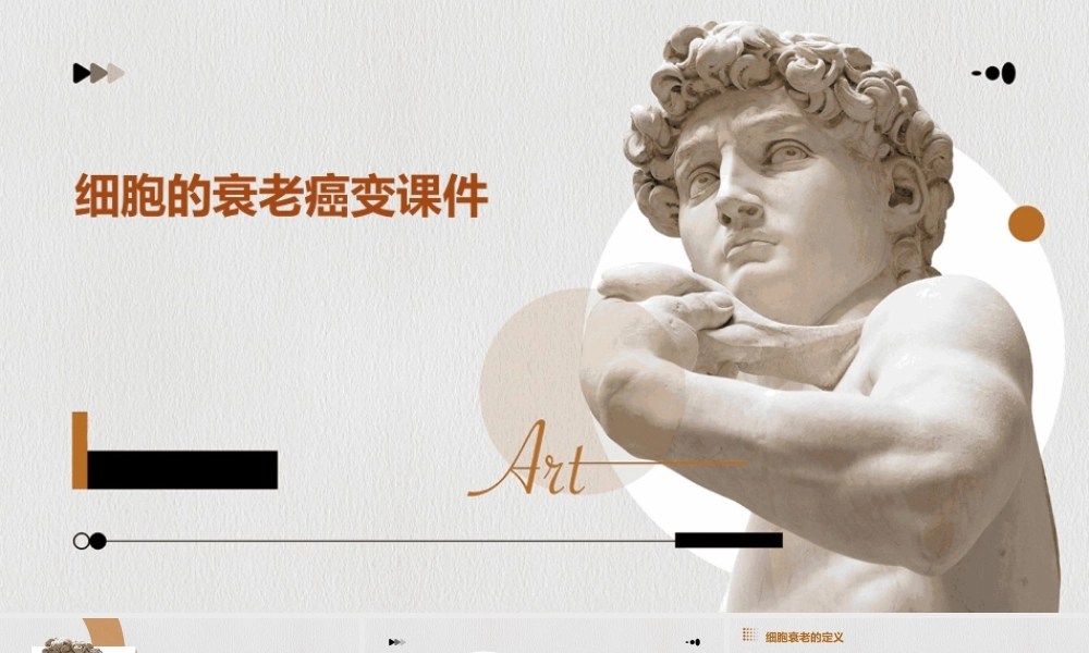 细胞的衰老癌变课件