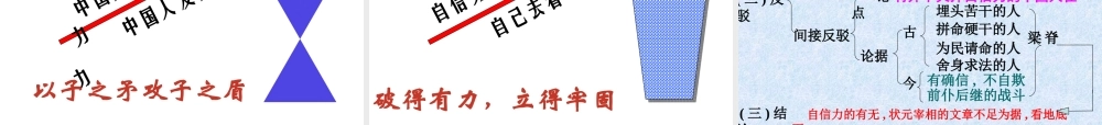 九年级语文上册 第四单元(中国人失掉自信力了吗)课件(二) 人教新课标版 课件