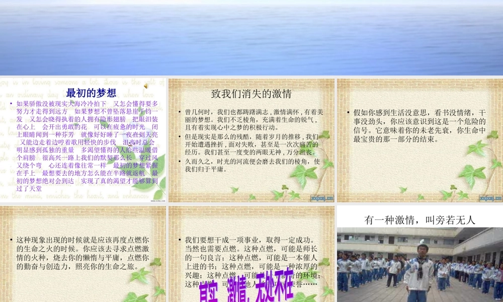 激情点燃未来