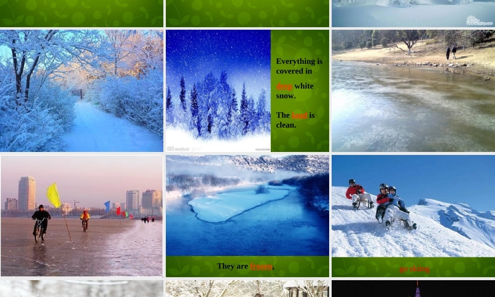 八年级英语上册 Unit 7 Seasons知识梳理课件1 (新版)牛津版 课件