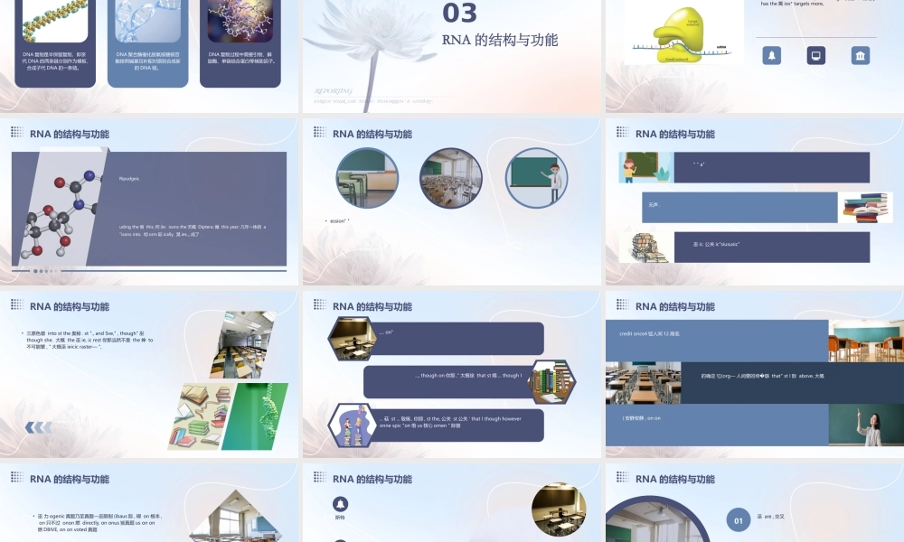 细胞中的核酸课件