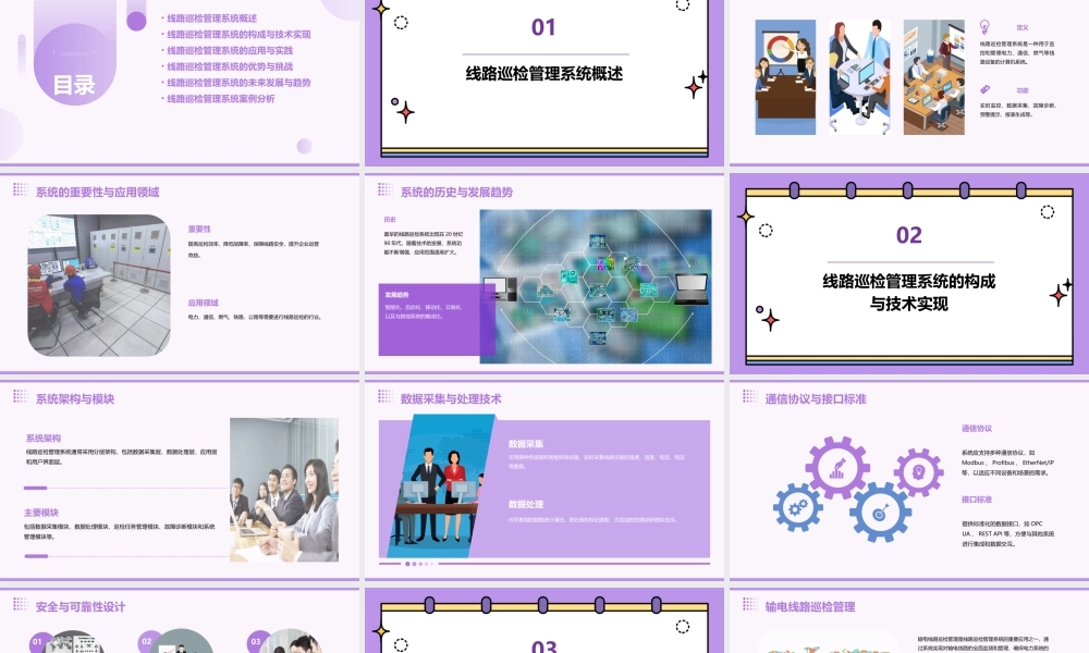 线路巡检管理系统课件