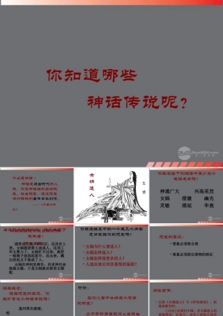 七年级语文上册(女娲造人)课件 新人教版 课件