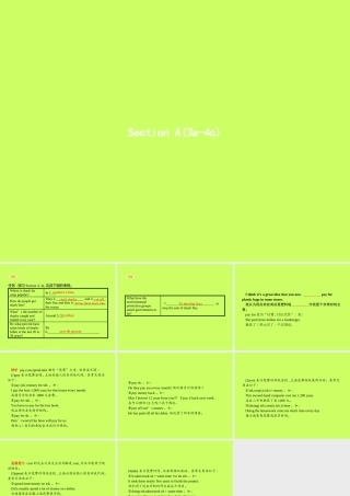 九年级英语全册 Unit 13 We re trying to save the earth Section A(3a 4c)课件 (新版)人教新目标版 课件