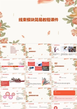 线束模块简易教程课件