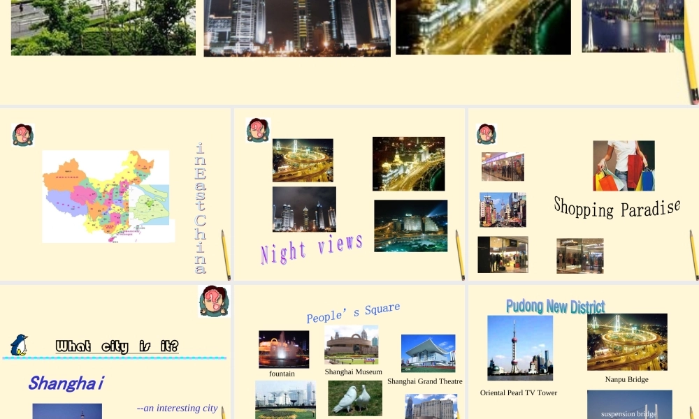 七年级英语下册 Module 2 Unit 1 Writing a tourist guide课件 上海牛津版 课件