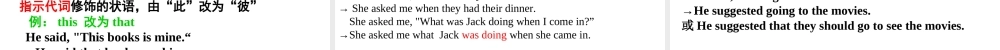 八年级英语 直接引语变间接引语面面观课件