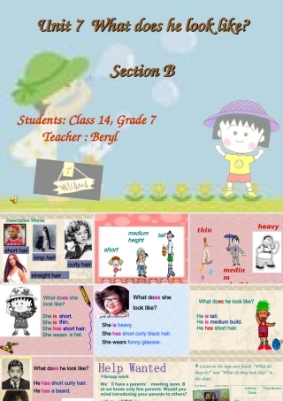 新目标七年级下Unit 7 Section B 课件