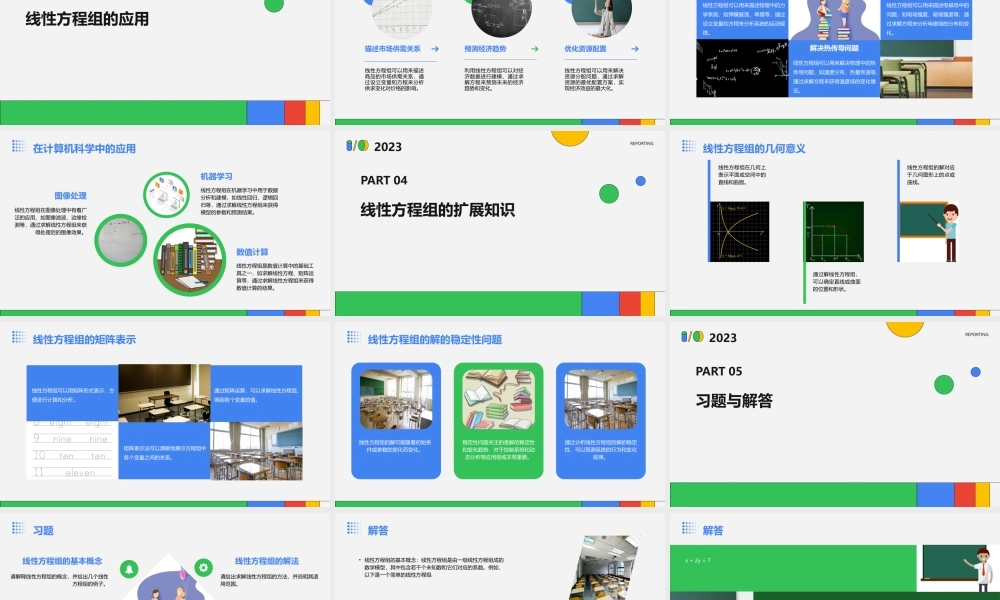 线性方程组详解课件