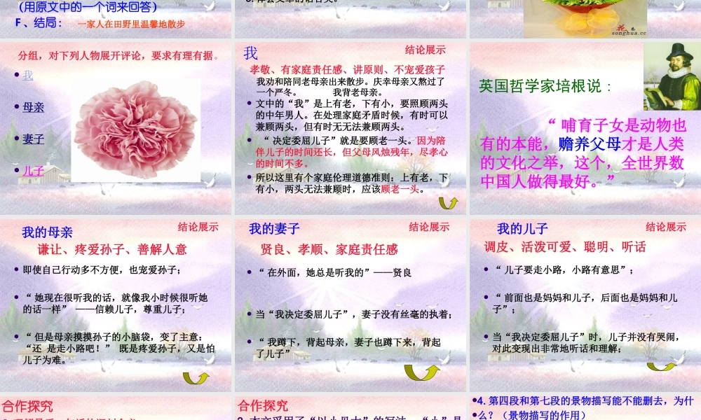 七年级语文上1散步