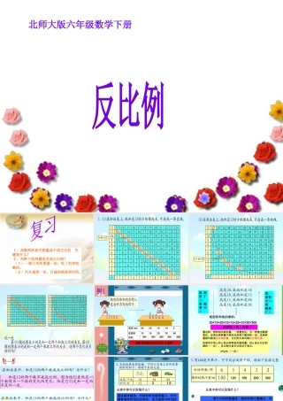 《反比例》课件2013