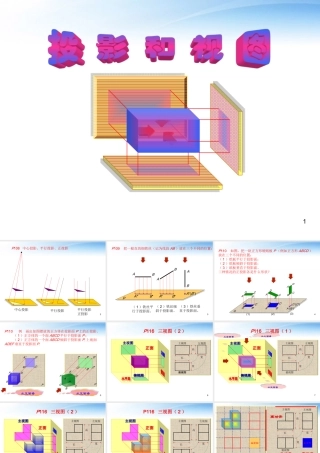 九年级数学下册 投影与视图中考复习课件 新人教版 课件