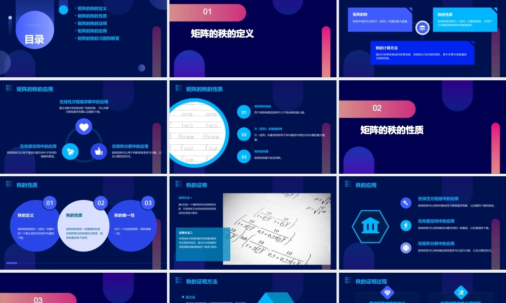 线性代数—矩阵的秩课件