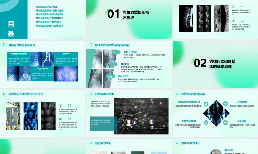 线常规检查技术之脊柱骨盆摄影课件