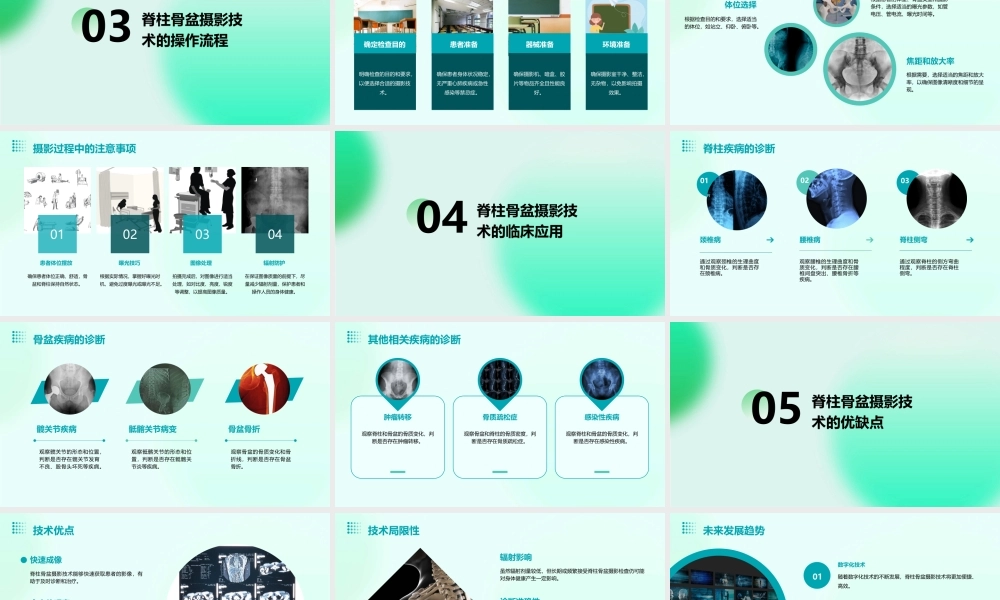 线常规检查技术之脊柱骨盆摄影课件