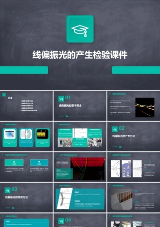 线偏振光的产生检验课件