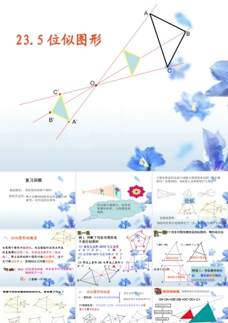 九年级数学下册(位似图形)课件 新人教版 课件