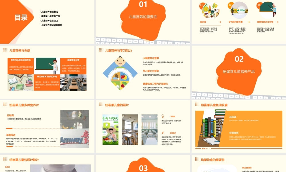 纽崔莱儿童营养课件