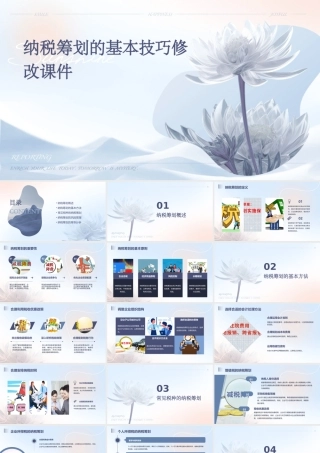 纳税筹划的基本技巧修改课件