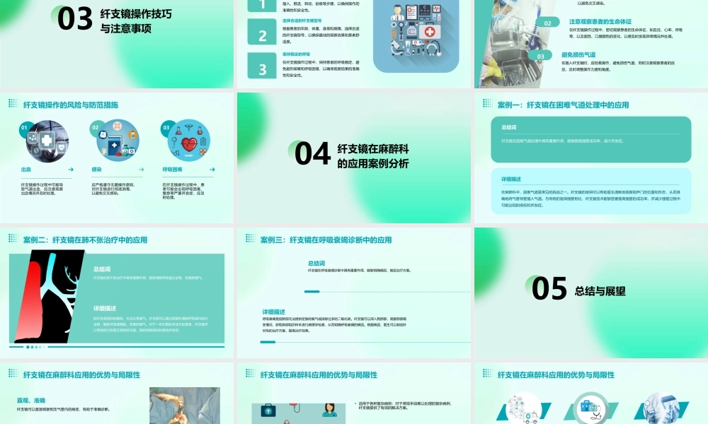 纤支镜在麻醉科的应用通用课件