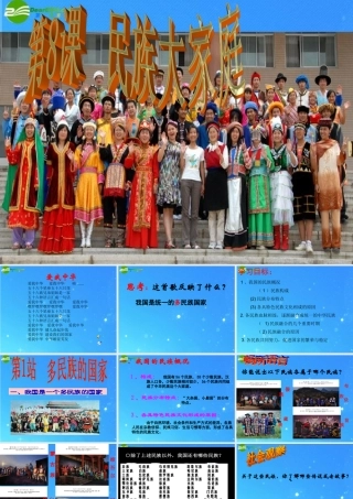 九年级政治 第8课(民族大家庭)第1站课件 北师大版 课件