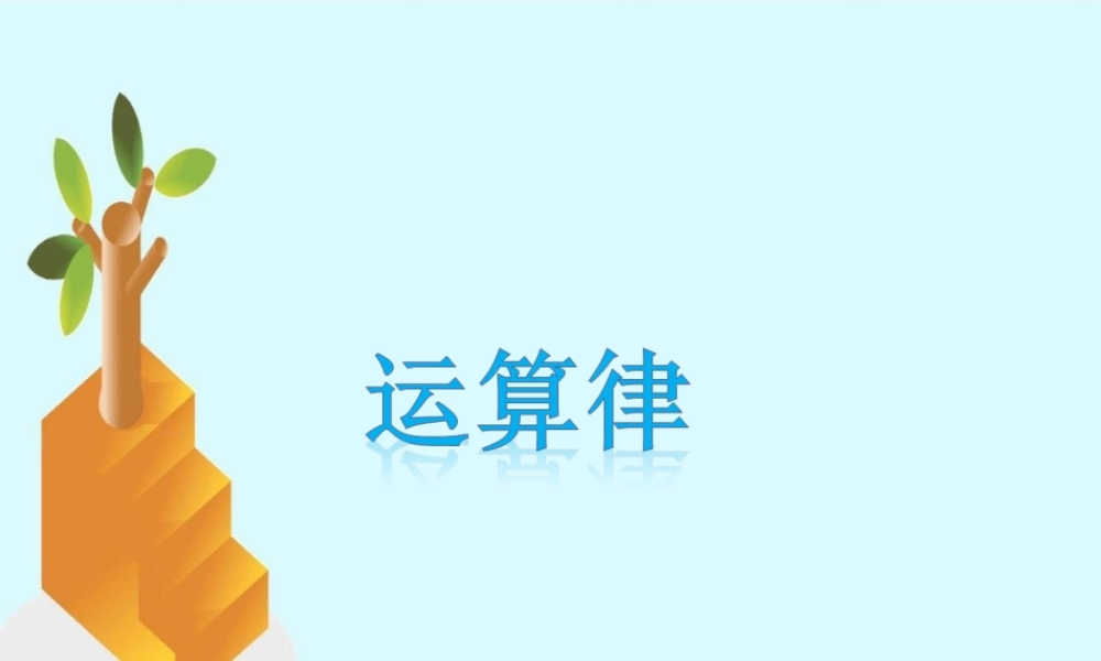 《运算律》课件2