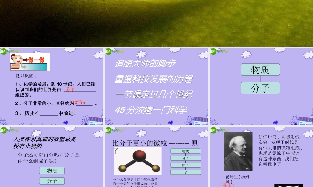 八年级物理下册  解剖 原子课件 沪粤版 课件