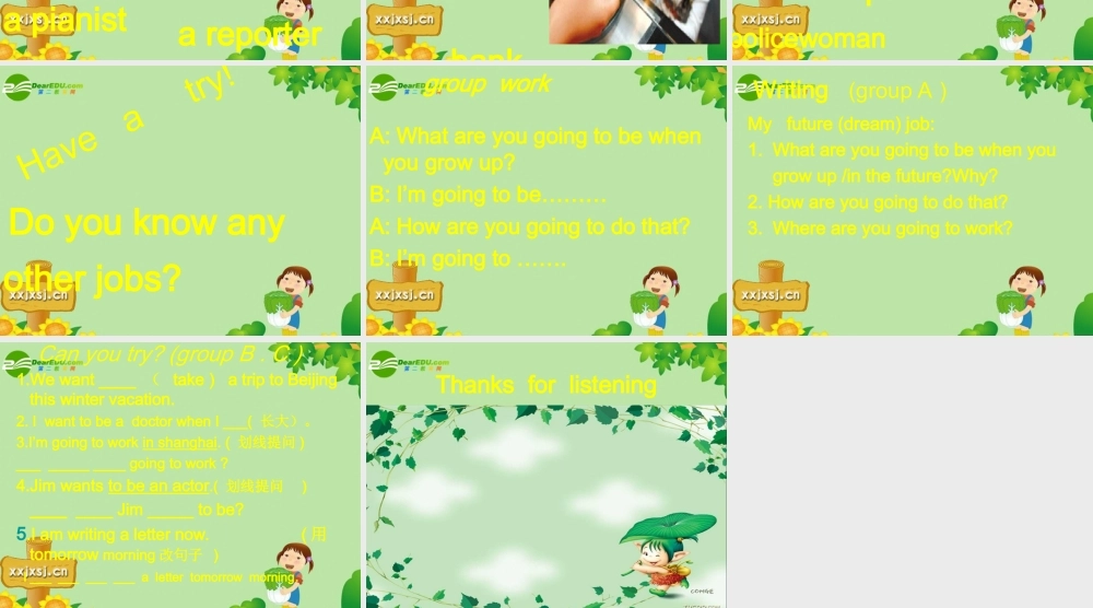 八年级英语下册 unit10 I'm going to be a basketball player. 课件 人教新目标版 课件