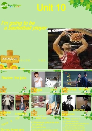 八年级英语下册 unit10 I'm going to be a basketball player. 课件 人教新目标版 课件