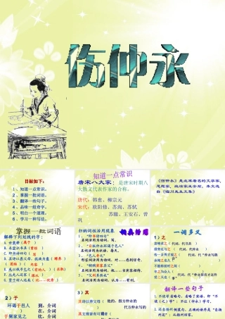 中学七年级语文下册(伤仲永)课件 新人教版