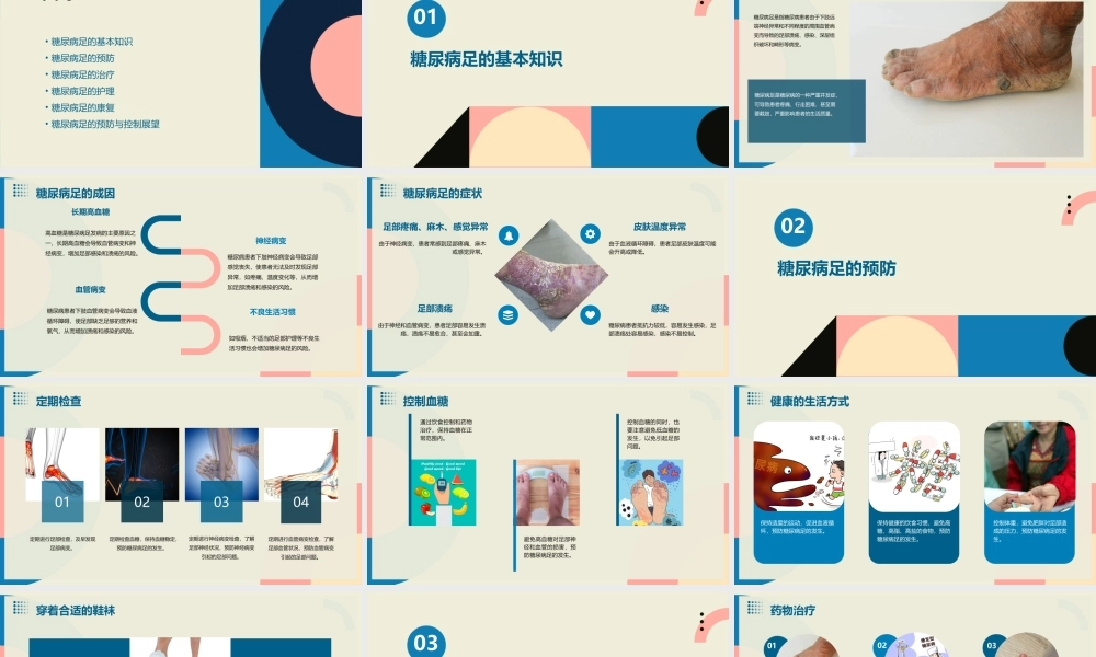 糖尿病足的防治课件